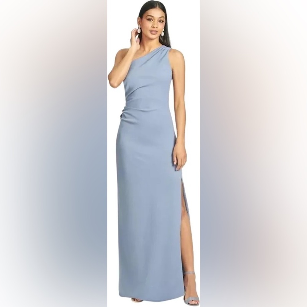Sachin + Babi Cece Gown in Slate Blue Size 12